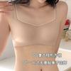 Retro Square Neck Round Chest Summer Thin Comfortable Women's Invisible Seamless Bra Cover Explosion