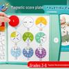 Magnetic Fraction Learning Board: 3rd Grade Math Aid for Teaching Numerators, Denominators, Addition, and Subtraction