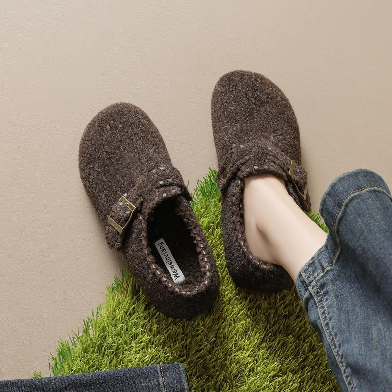 Thick-soled Women's Thick-soled Autumn and Winter Fleece Shoes, Warm Cotton Shoes