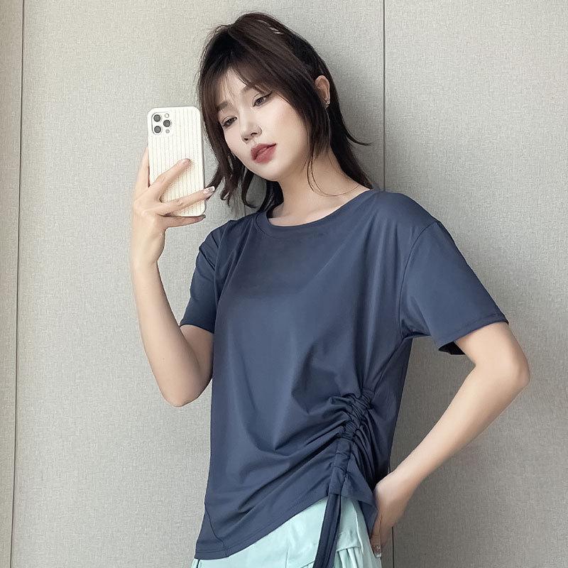 Dámská letní 2025 tenisová a jógová sukně z ledového hedvábí s ochranou proti slunci - Středně dlouhá pro sporty jako badminton a fitness