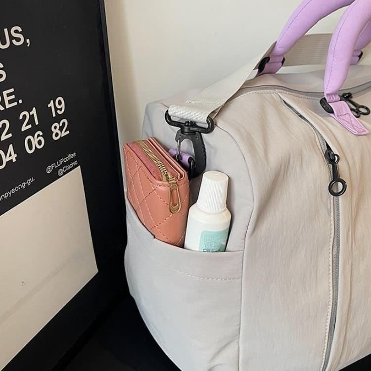 Large capacity travel bag women's fitness luggage bag