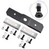 1PC Shredder Blade 2PCs Chipper Blades 2- 742-0544 742-04050 For Troy-Bilt/MTD Kit Replaces Trimmer Parts Outdoor