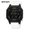 Sanda 9078: Luminous Waterproof Sports Watch for Teens and Adults with Alarm Feature