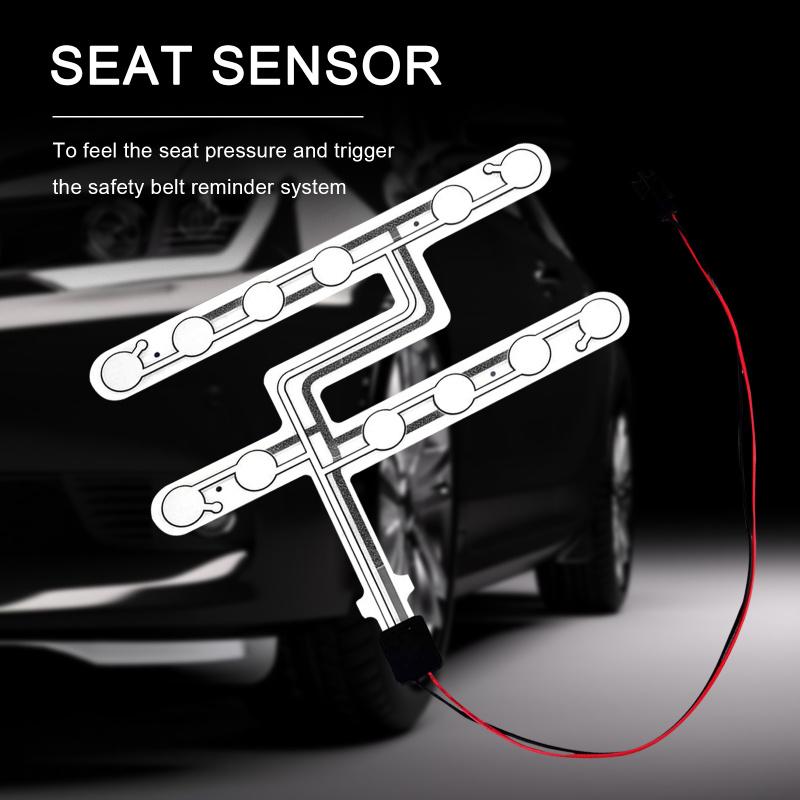 1 Pcs Universal Car Seat Pressure Sensor Safety Belt Warning Reminder Pad Occupied Seated Alarm