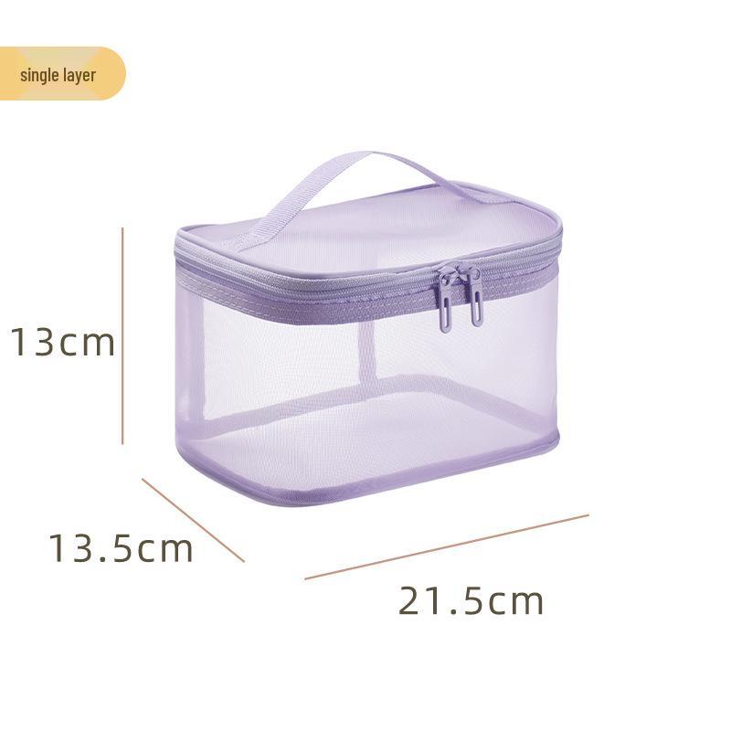 

Large Capacity 5-Piece Mesh Travel Toiletry and Cosmetic Storage Bag Set
