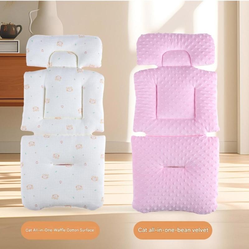 Baby Strollers Pad Baby Pram Carriage Cushion Double Sided Mattress Pushchair Liner Strollers Cushion with Printed Pattern