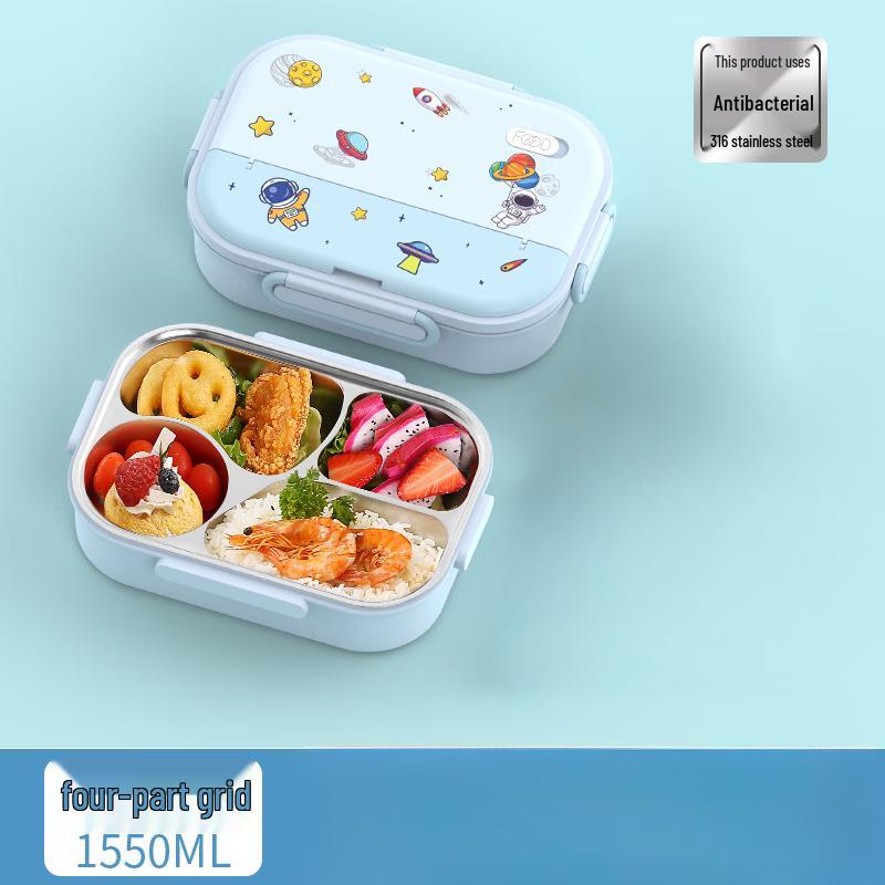 Kids  4-Compartment Insulated Lunch Box