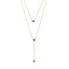 Mori-Style Minimalist Double-Layer Necklace: Trendy Influencer Collarbone Chain, Super Fairy Niche Design Choker for Women