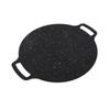 Korean Grill Pan Maifan Stone Anti Sticky High Temperature Resistant Grill Plate for Outdoor Camping 28cm