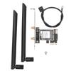 Adaptor WiFi PCIe, Suportă benzi de 2,4G și 5G, Placă de rețea wireless Bluetooth 4.2 Dual-Band, Tehnologie 802.11AC, Adaptor de rețea 433Mbps