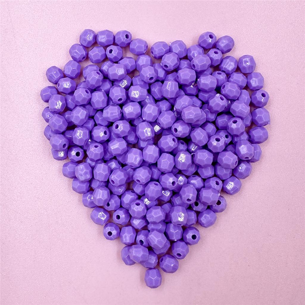 300Pcs 5.5*6mm Macaron Color Polyhedral Fashion Oval Beads Materials DIY Earrings Faceted Pendants Jewelry Making Accessories Bracelet