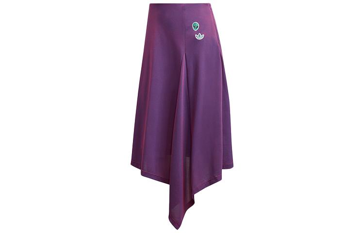 Adidas Originals Casual Long Skirts Women s Purple Thin Mid Length Other FU3767 36