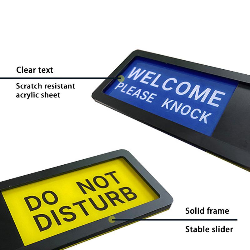1 buc. Panou glisant pentru birou și conferință Nu deranjați Bateți Bine ați venit Vă rugăm