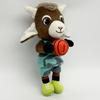 New 24Cm Movie Goat Bring Basketball Plush Toys Cute Cartoon Anime Movie Goat Doll Peripheral Stuffed Doll Birthday Gifts