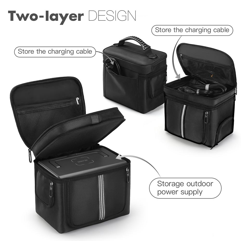 Wodoodporne etui transportowe do przechowywania stacji zasilania BLUETTI EB3A 268Wh z akumulatorem LiFePO4, ochronna torba do przechowywania
