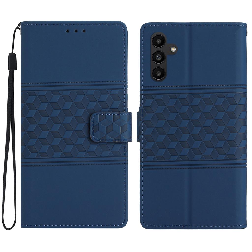 For Samsung Galaxy A36 5G Case Rhombus Leather Horizontal Flip Phone Cover