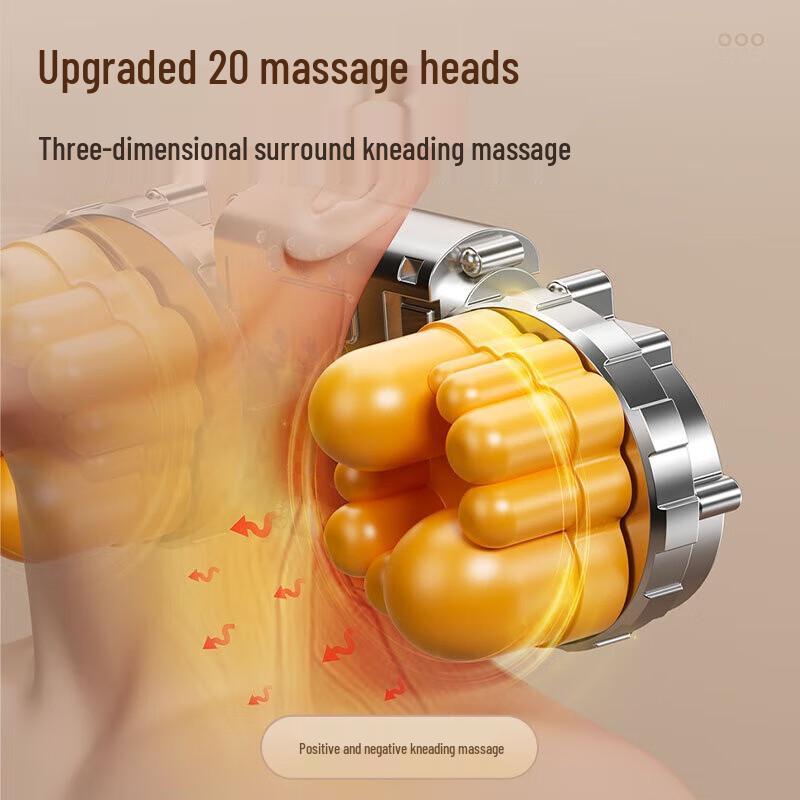 AUX Dual-Zone Rechargeable Massage Cushion