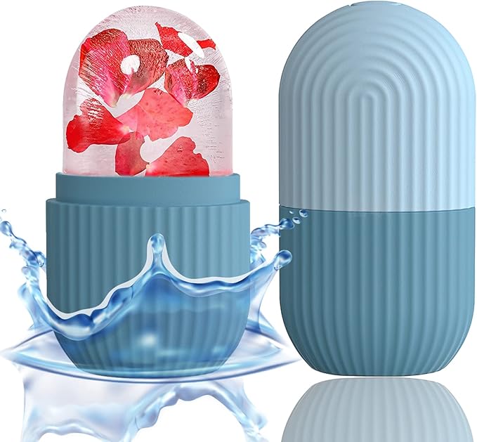 Ice Face Roller, DIY Face Massage Roller, Facial Ice Roller for Face, Eyes & Joints, Ice Compress Skin Care Tool for Women & Men