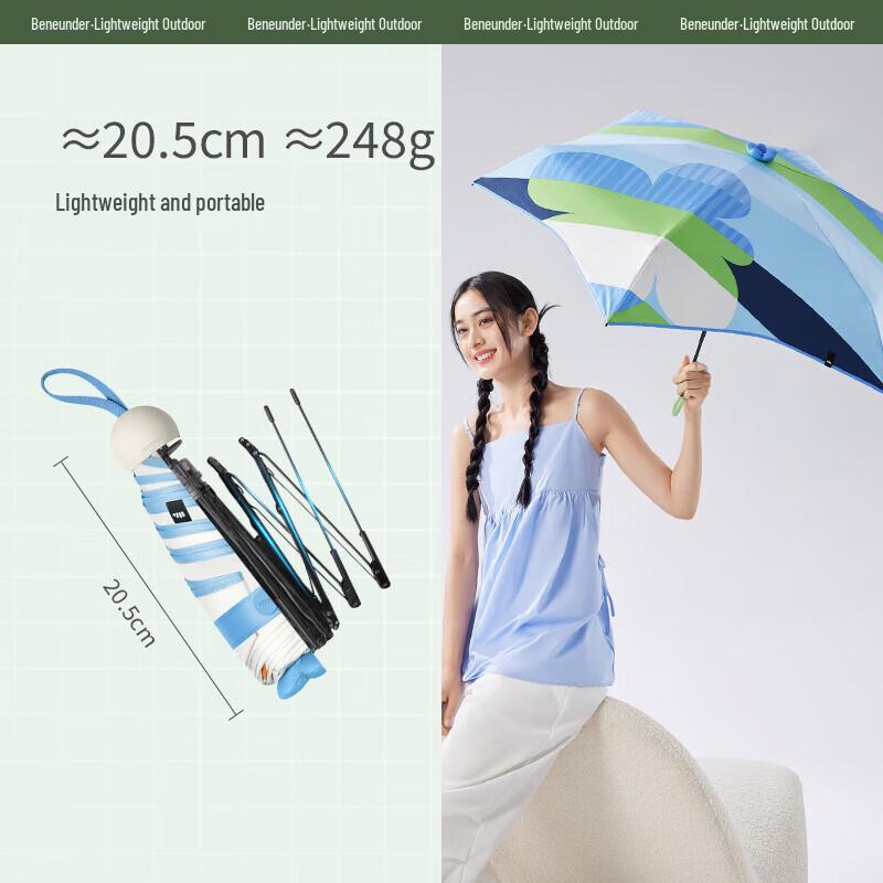 Beneunder Mini UV Protection Sun & Rain Umbrella