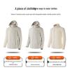 Jeep Men's 3-in-1 Windproof Waterproof Fleece Lined Hooded Outdoor Jacket