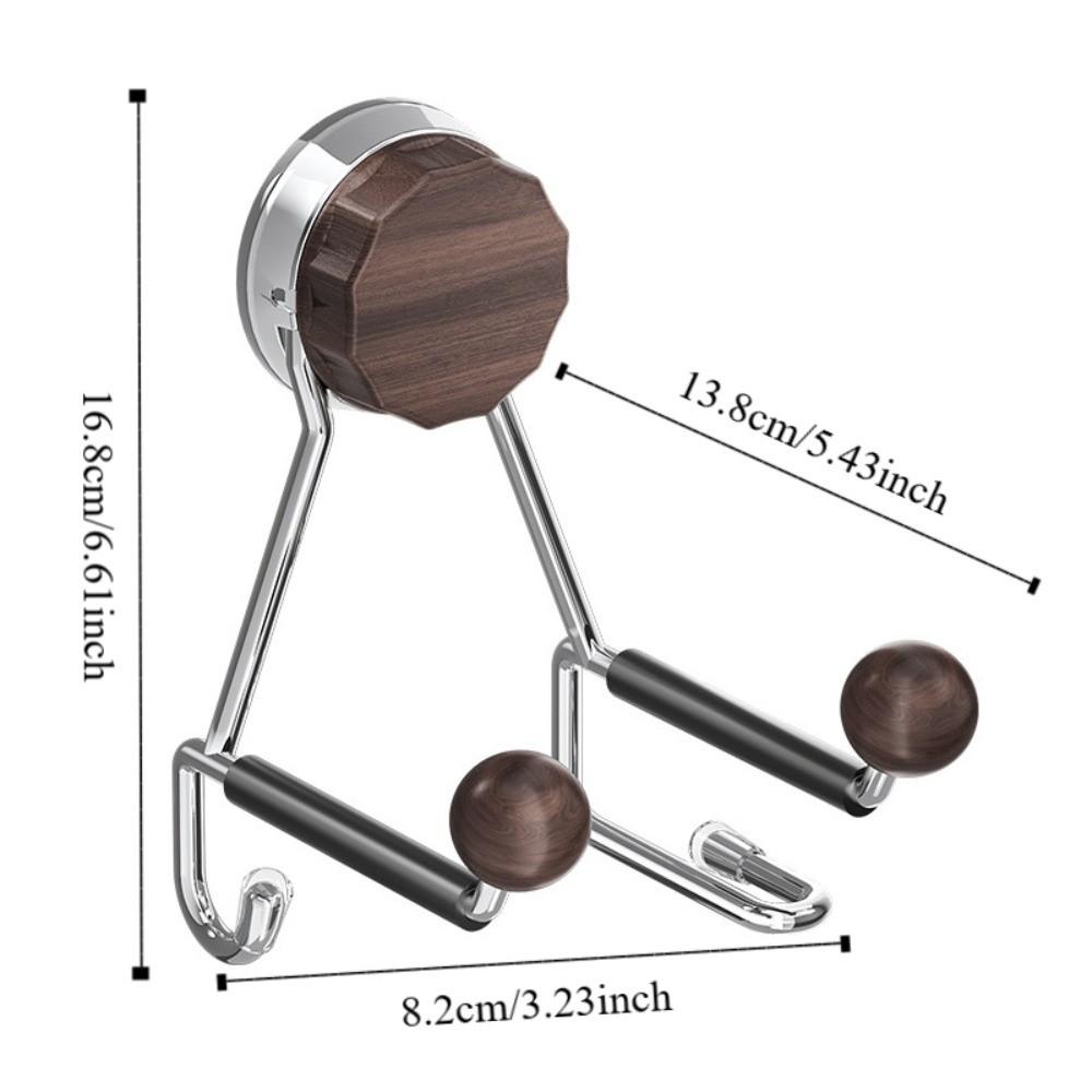 Suction Cup Style Hair Dryer Rack Space Saving Hair Dryer Holder  Bathroom Storage