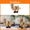 Camel Plush Keychain With Bell Short Pile Soft Toy For Kids And Adults