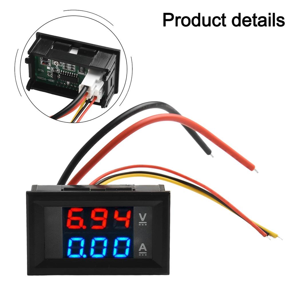Power Meter 3 Digit DC 100V 10A Dual LED High Quality