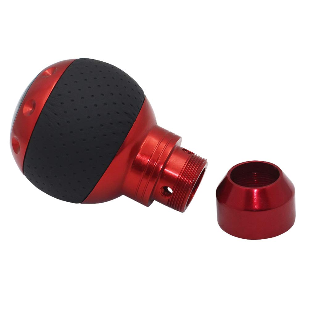 Sakan Car Shift Knob Round Shift Cover 5 Speed Red