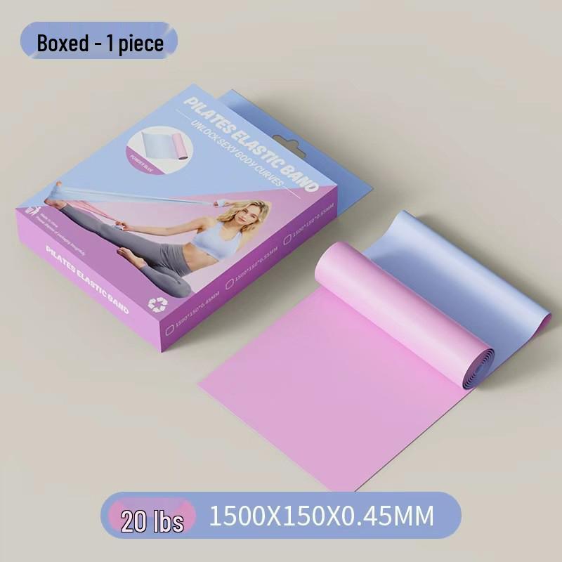 Women's TPE Elastic Yoga Resistance Band for Exercise, Stretching, and Butt Lift Muscle Training