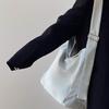 Large Capacity Women's Denim Tote Shoulder Bag Simple Casual Ladies Commuter Handbags Vintage Portable Female Crossbody Bags
