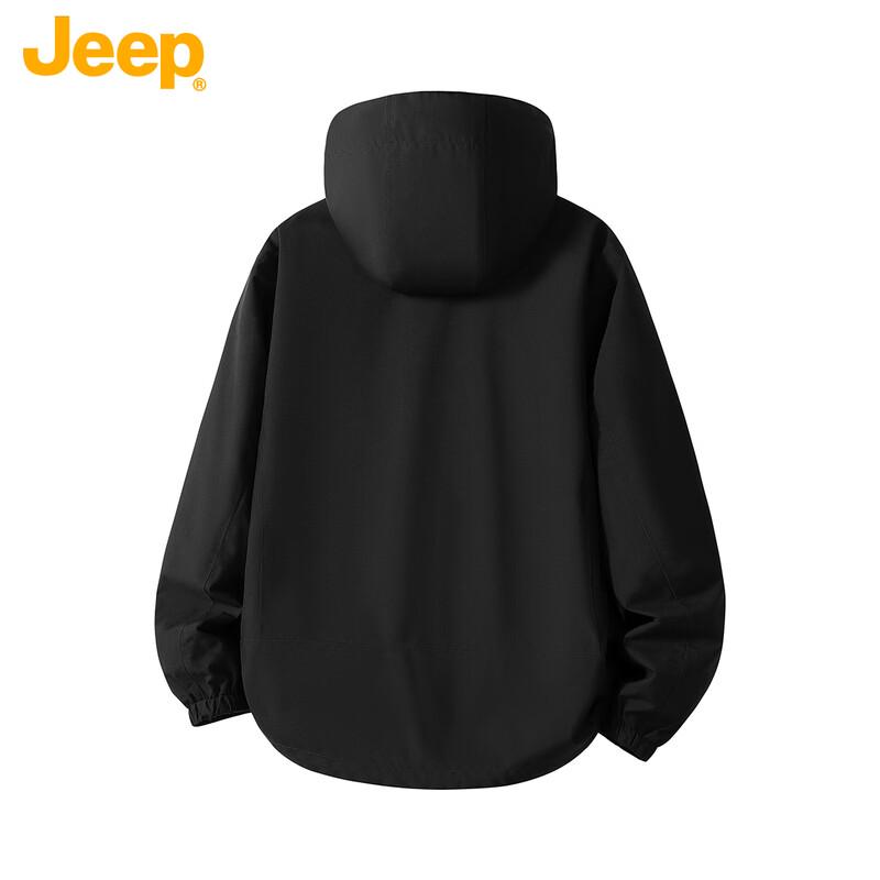 JEEP Unisex 3-in-1 Outdoor Windproof Water-Repellent Jacket