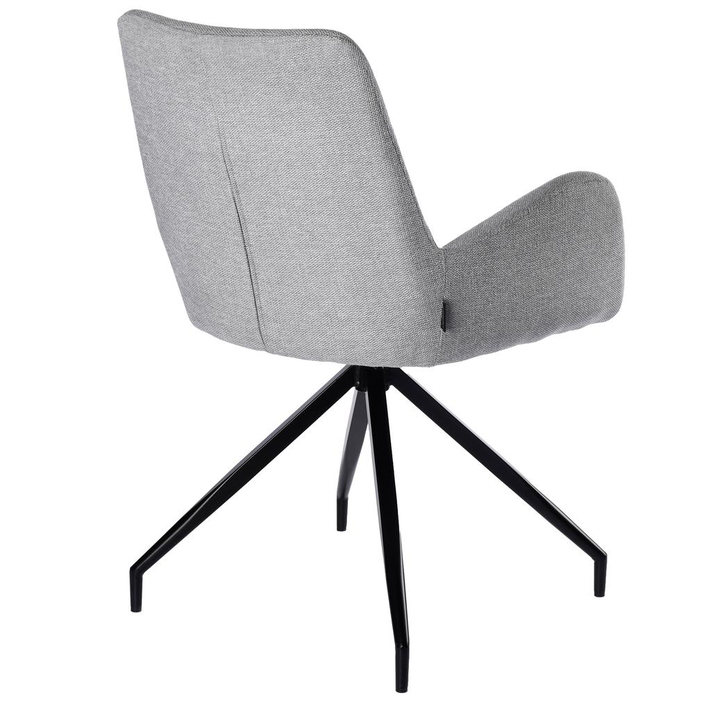SARANO upholstered chair, beige fabric