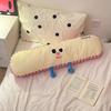 Fashionable And Comfortable Creative Plaid Long Pillows for Side Sleeping in The Bedroom, Perfect for in Dorms