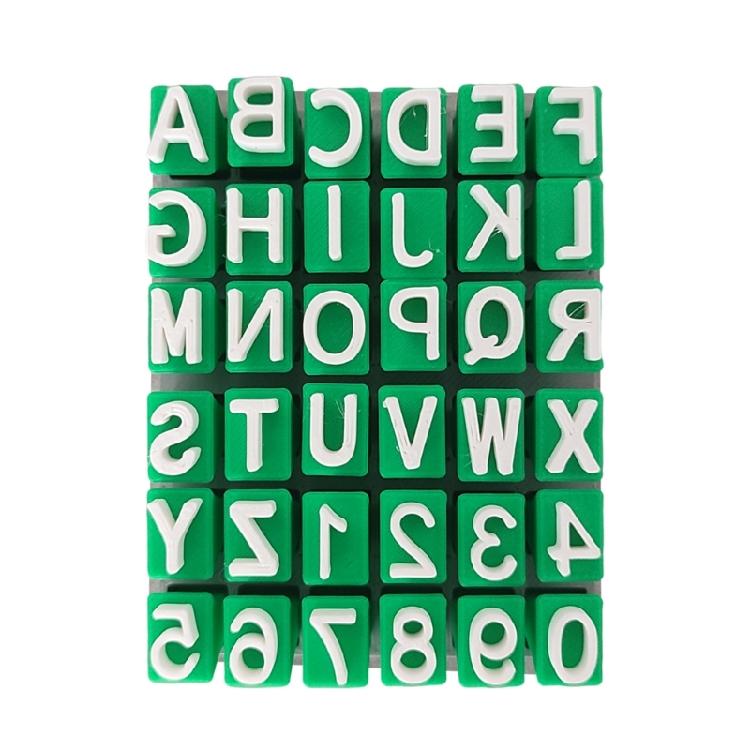 Educational Letter Stamper for Kids Art Craft Lowercase/Uppercase Plastic Stamper for Scrapbooking Journal