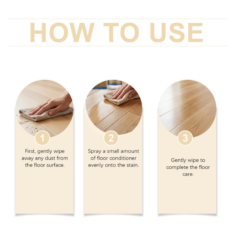 MultiSurface Wood Floor Cleaner Removes Dirt Leaves Freshing Plant Scent Floor Cleaning Polishing Restorer Gentle Liquid