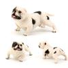 Educational Simulation Bulldog Ornaments Pitbull Figurine Garden Decor Bulldog Model  Collection