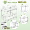 LAMPTOP Under-Sink Storage Rack, Sliding Kitchen Storage Rack, Bathroom Storage Rack, Kitchen Drawer Storage Shelf, Under-Sink Storage Rack, Easy Asse
