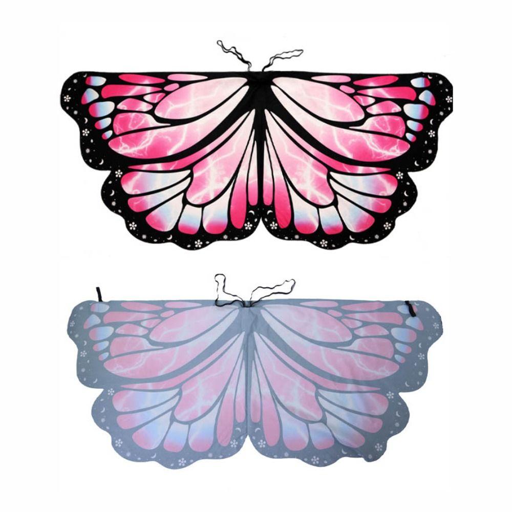 Costume Butterfly Cape Dressing Up Wing Cloak Cute Scarves & Wraps  Kids