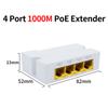 4 Port 100/1000M POE Extender Gigabit Network Switch Repeater IEEE802.3af/at Plug&Play for PoE Switch NVR IP Camera AP