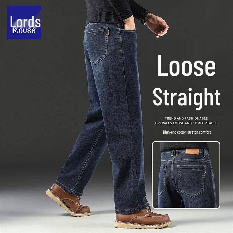 Luozi Premium Men's Stretch Straight-Leg Jeans - 2026 Autumn Collection