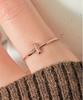 Judien 14K 18K T-Line Layered Thin Rings