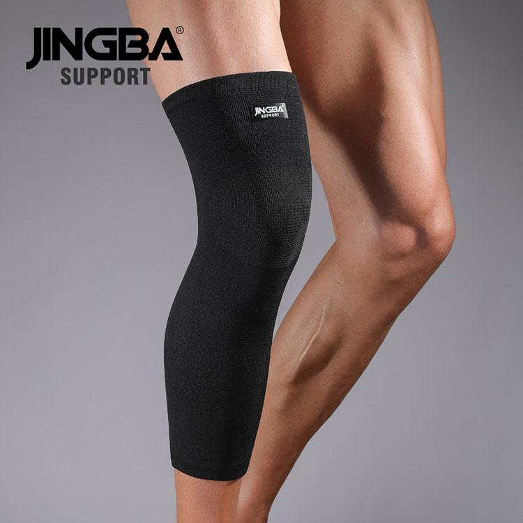 JINGBA SUPPORT Active basketball knee pads support Elastic Nylon knee brace Volleyball knee protector rodillera deportiva M
