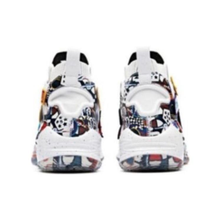 New Anta KT4 KT ALL STAR Cushioning Anti Slip And Wear Resistant High Top Performance Basketball Shoes Men's White 912311101S-1