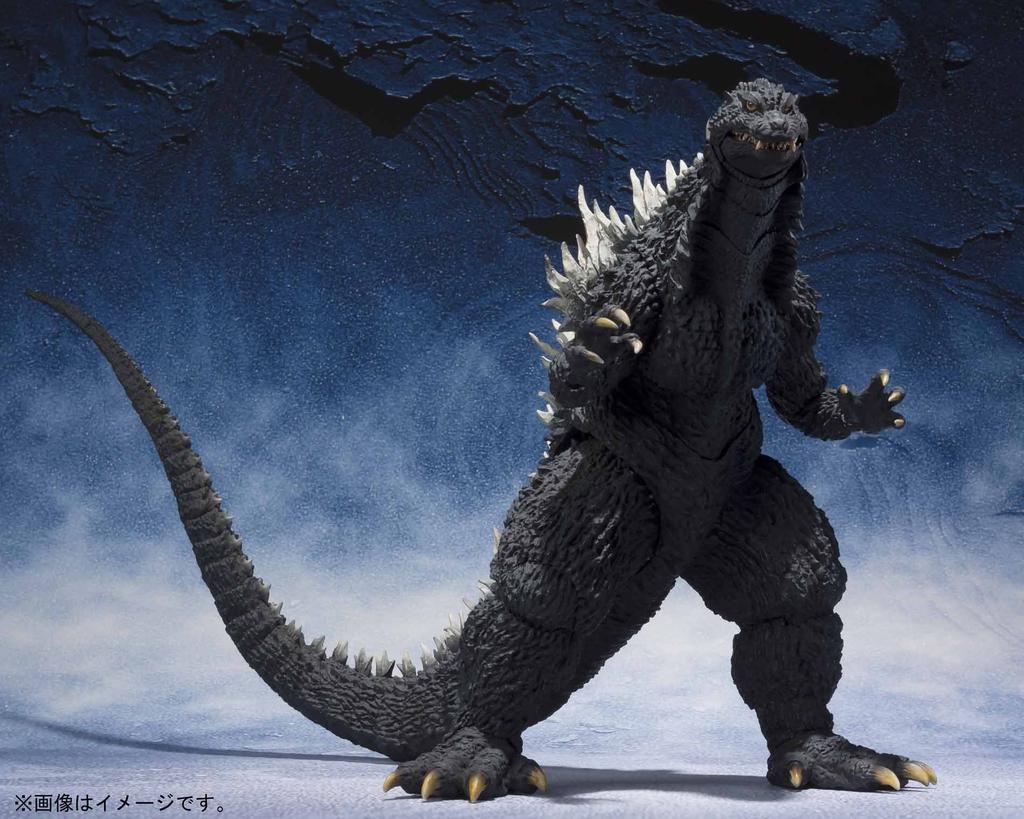 TAMASHII NATIONS Godzilla x Mechagodzilla Godzilla Approximately 155mm PVC ABS Painted Movable Figure S.H.MonsterArts (2002) &
