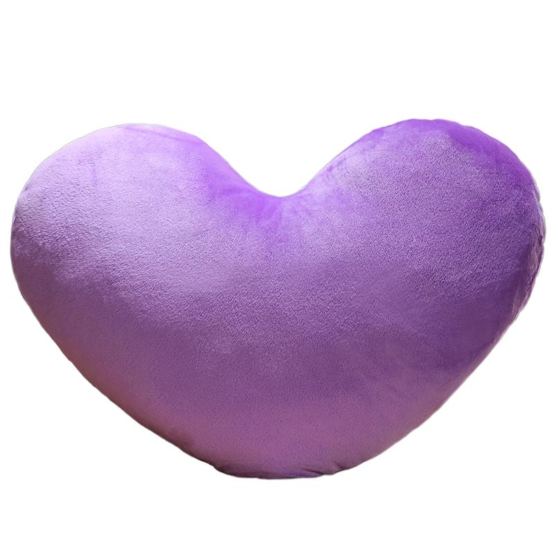 49cm Zoet Pluche Hart Kussen Gevuld Zeg Lief Kleurrijk Pluche Sofa Stoel Decoratie Vriendin Cadeau