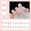Douyin Trendy Blush False Nails: Pure, Sexy, and Removable Jelly Gel Nail Tips with Whitening Effect