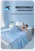 Cool Silk Summer Quilt: Air Conditioning-Ready, Ice Silk, Machine Washable, Solid Color Throw Blanket