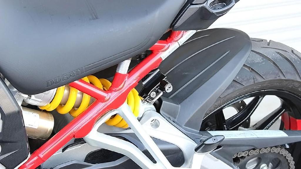 Kijima Bike Parts Helmet Lock Steel Black Finish DUCATI Multistrada V4S/Sport ('21-) HDC-05016