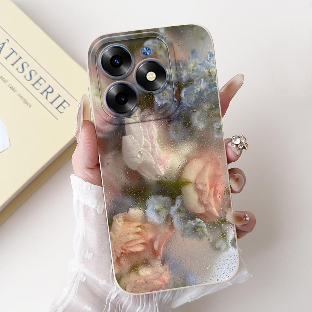 For Infinix Hot 40 Pro Case X6837 Fashion Cat Cartoon Cover Soft Silicone Phone Case For Infinix Hot 40i Hot40 Pro Hot40i Fundas