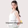 Girls' Long Anti-Bulge Vest for Ages 11-14, Ideal Base Layer for Puberty